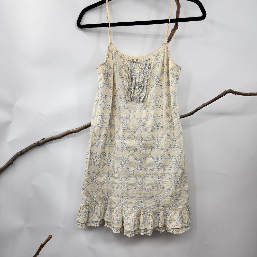 Urban outfitters Thistlepearl embroidered slip dress